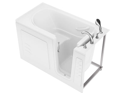 Value Series 30 in. x 60 in. Right Drain Quick Fill Walk-In Soaking Tub in White