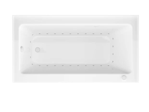 Soho 30 x 60 Front Skirted Air MassageBathtubwith Reversible Drain in Right Drain
