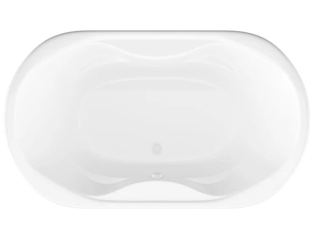 Atlantis Whirlpools Indulgence 41 x 70 Oval Soaking Bathtub