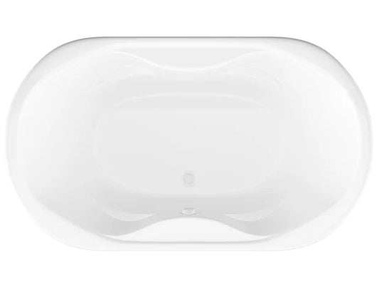 Atlantis Whirlpools Indulgence 41 x 70 Oval Soaking Bathtub
