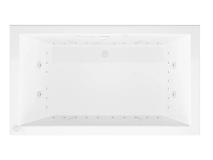 Venetian 42 x 72 Rectangular Air & Whirlpool Jetted Bathtub with Reversible Drain