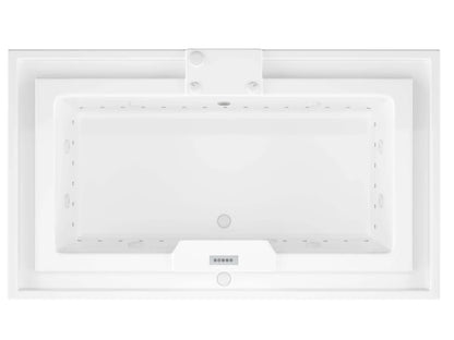 Infinity 46 x 78 Rectangular Air and Whirlpool Jetted Bathtub in White with Reversible Drain