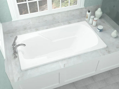 Eros 32 x 60 Rectangular Soaking Bathtub with Reversible Drain