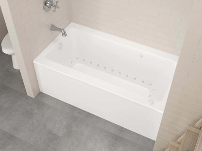 Soho 30 x 60 Front Skirted Air MassageBathtubwith Reversible Drain in Left Drain
