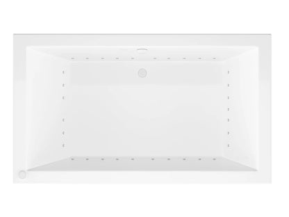Venetian 42 x 72 Rectangular Air Jetted Bathtub with Reversible Drain
