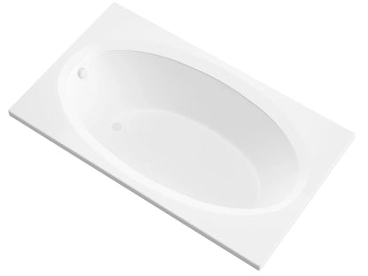Vogue 42 x 72 Rectangular Soaking Bathtub with Reversible Drain