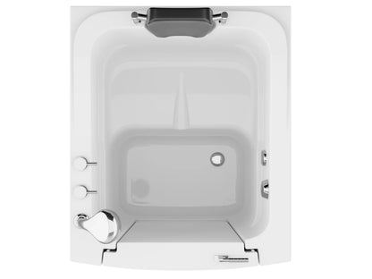 Coupe Series 32 in. x 38 in. Left Swinging Door Walk-In Soaking Tub with Left Swinging Door in White