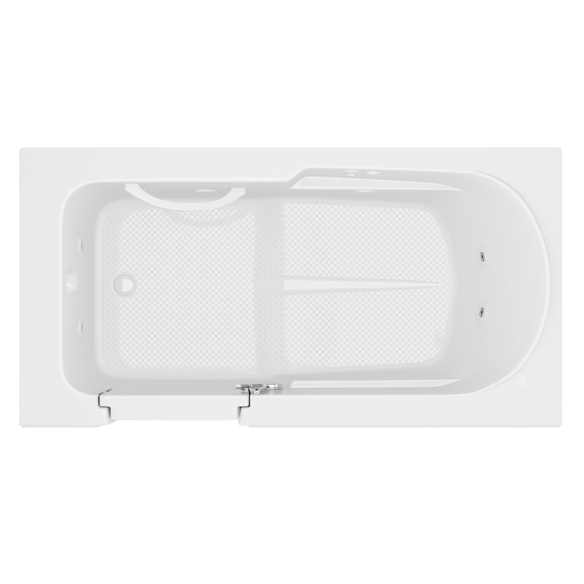 MediTub Collection 30 x 59 left-drain step-in walk-in whirlpool tub in white