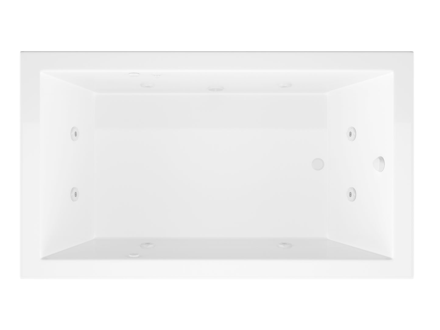Atlantis Whirlpools Venetian 42 x 72 Rectangular Whirlpool Jetted Bathtub