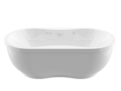 Atlantis Whirlpools Embrace 34 x 71 Oval Freestanding Whirlpool Jetted Bathtub