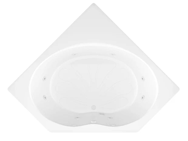 Atlantis Whirlpools Eclipse 60 x 60 Corner Whirlpool Jetted Bathtub