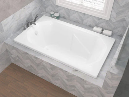 Mirage 36 x 60 Rectangular Soaking Bathtub with Reversible Drain