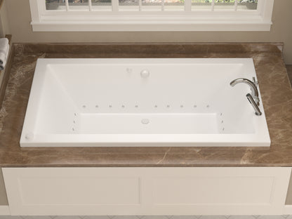 Venetian 42 x 72 Rectangular Air Jetted Bathtub with Reversible Drain