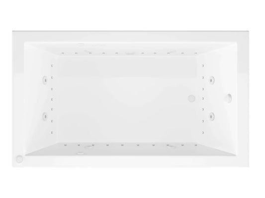 Sapphire 60 in. x 30 in. Rectangular Whirlpool and Air Bathtub with Right Drain and VS Jets and Aroma in Glossy White