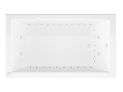 Venetian 36 x 66 Rectangular Air & Whirlpool Jetted Bathtub with Reversible Drain
