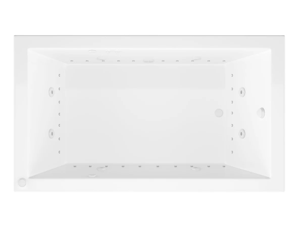 Venetian 32 x 60 Rectangular Air & Whirlpool Jetted Bathtub with Reversible Drain